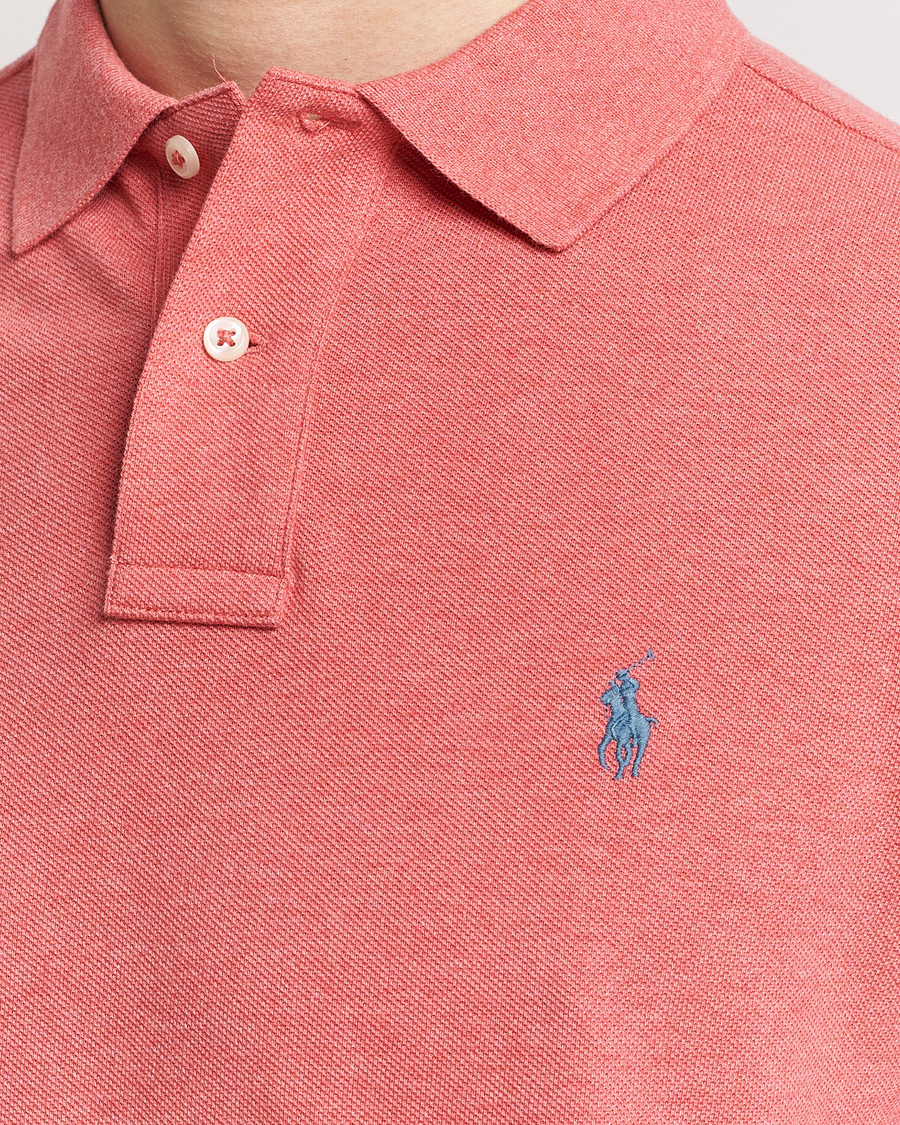 Herr | Pikéer | Polo Ralph Lauren | Custom Slim Fit Polo Highland Rose Heahter