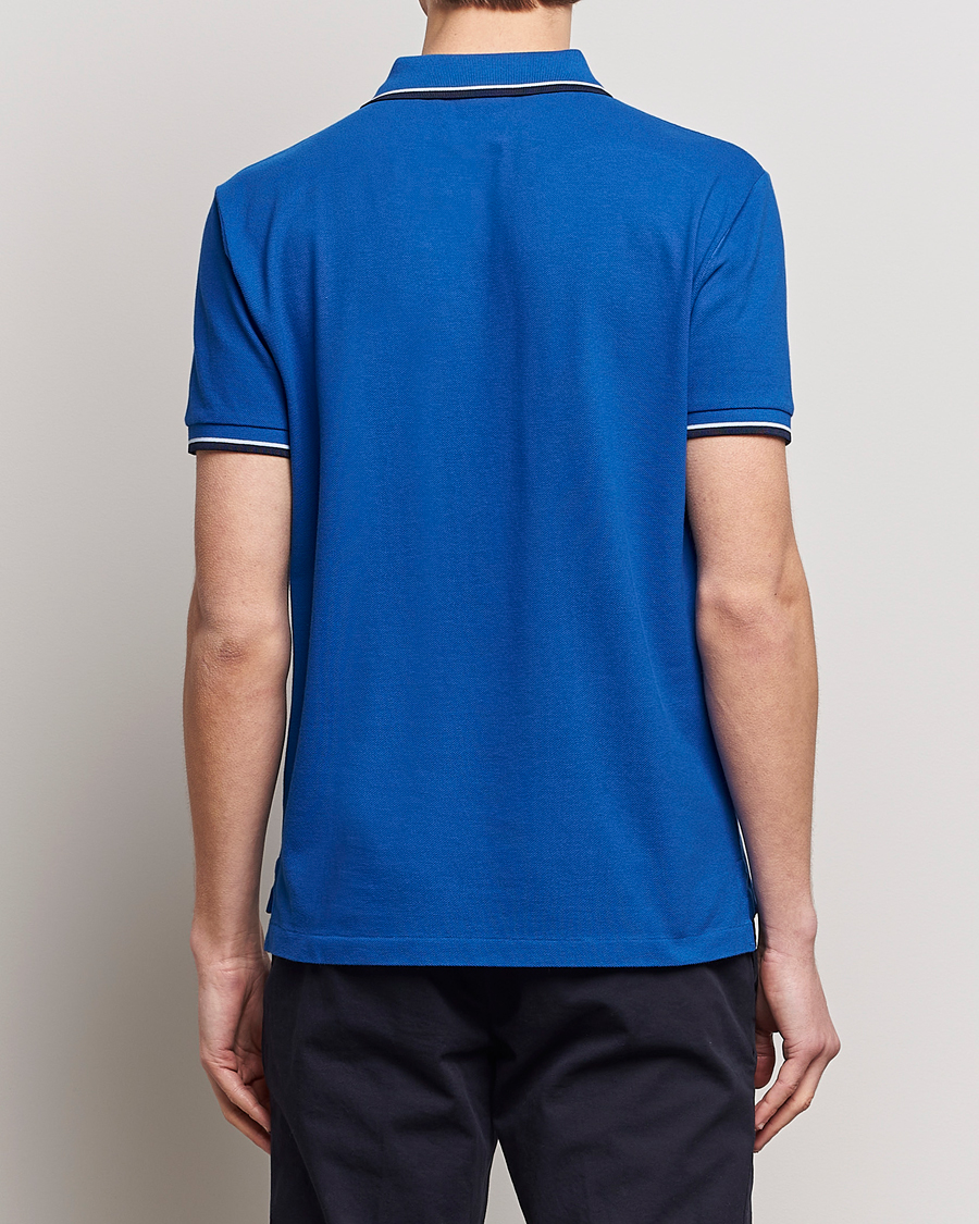 Herr | Pikéer | Polo Ralph Lauren | Custom Slim Fit Tipped Polo Heritage Blue