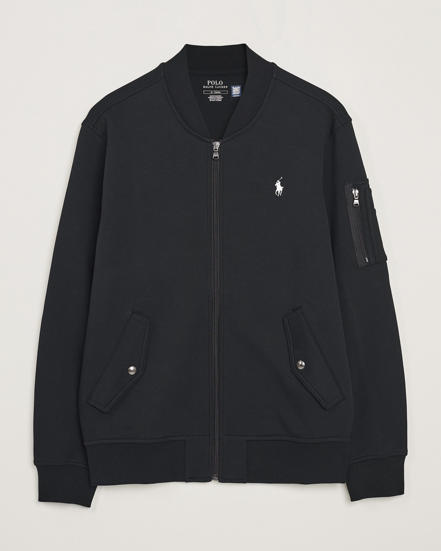 Herr | Tröjor | Polo Ralph Lauren | Bomber Full-Zip Sweatshirt Polo Black