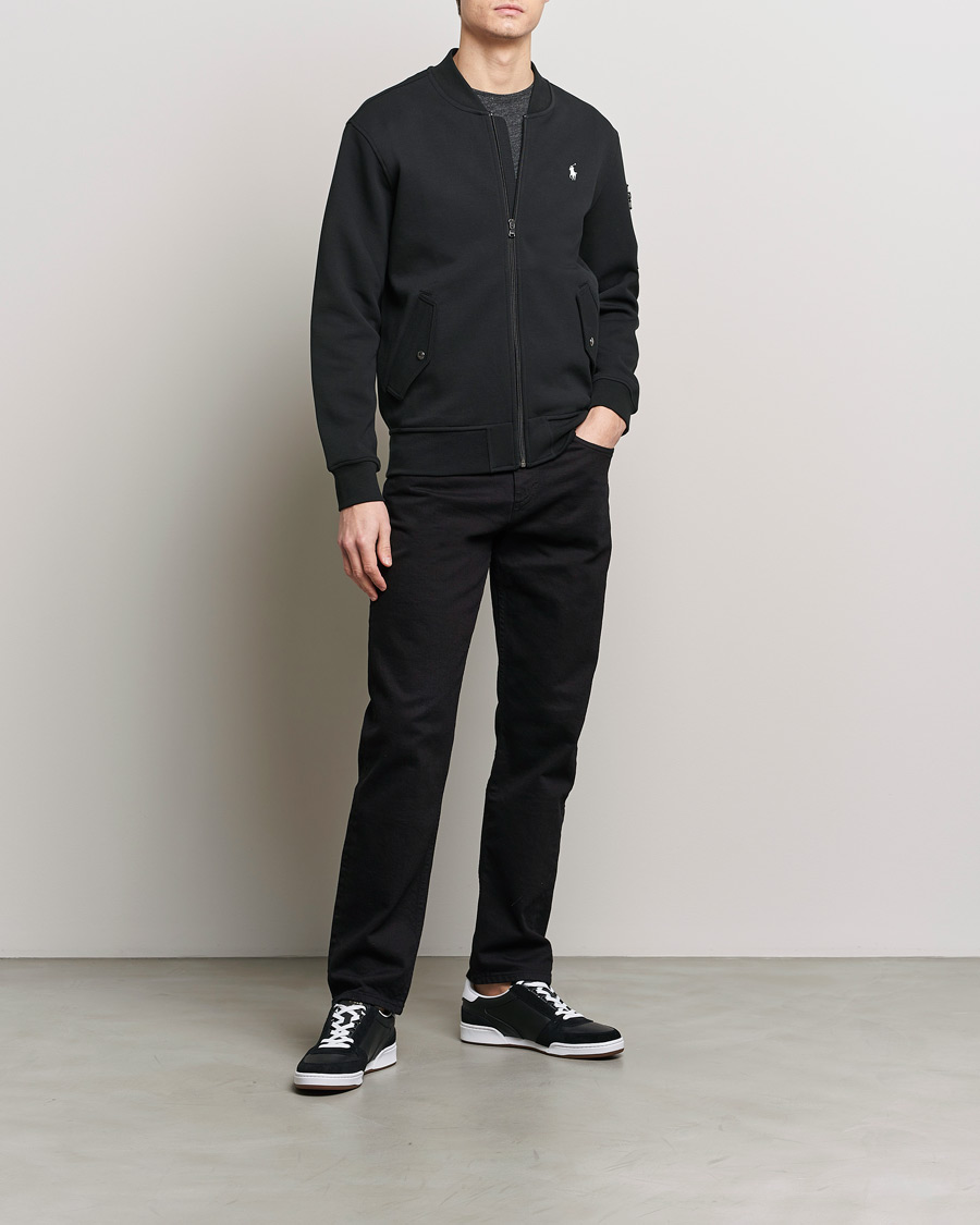 Herr | Tröjor | Polo Ralph Lauren | Bomber Full-Zip Sweatshirt Polo Black