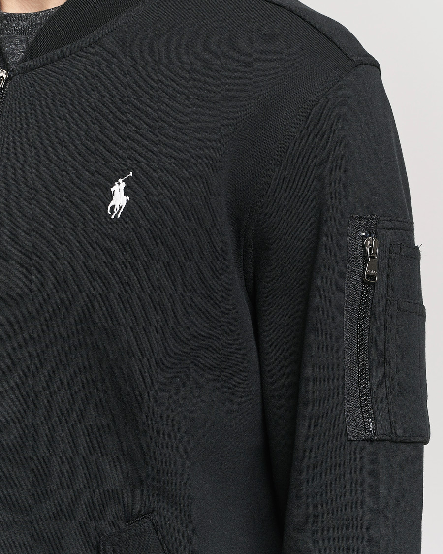 Herr | Tröjor | Polo Ralph Lauren | Bomber Full-Zip Sweatshirt Polo Black