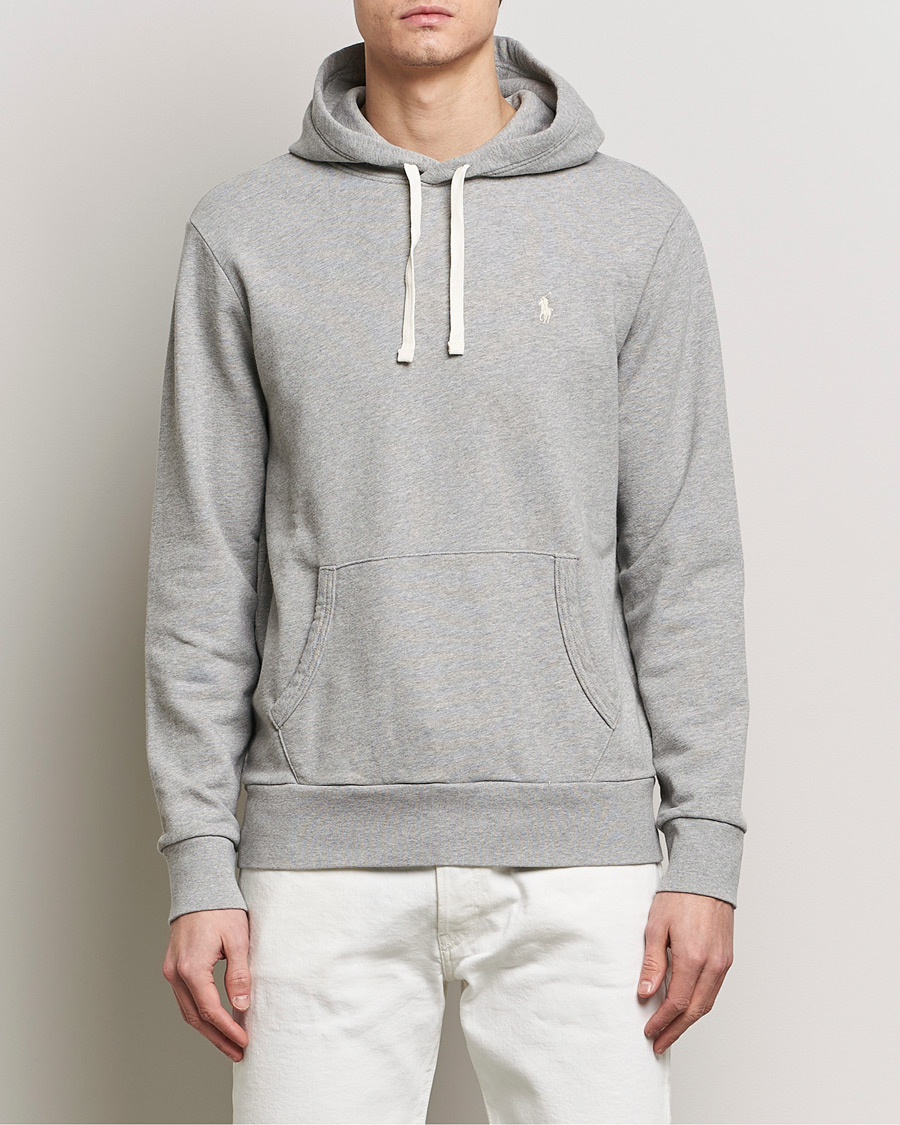 Herr | Rea kläder | Polo Ralph Lauren | Loopback Terry Hoodie Spring Heather