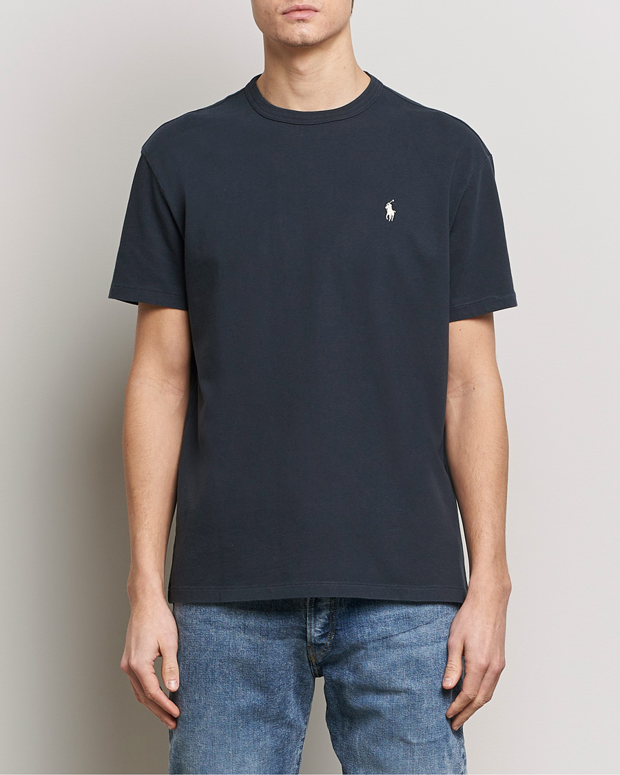 Herr | Svarta t-shirts | Polo Ralph Lauren | Loopback Crew Neck T-Shirt Faded Black