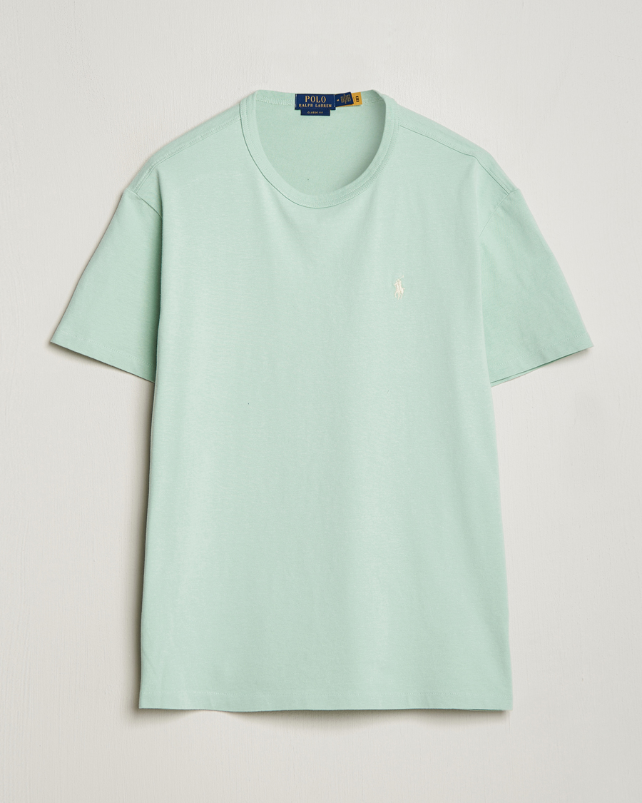 Herr | T-Shirts | Polo Ralph Lauren | Loopback Crew Neck T-Shirt Celadon