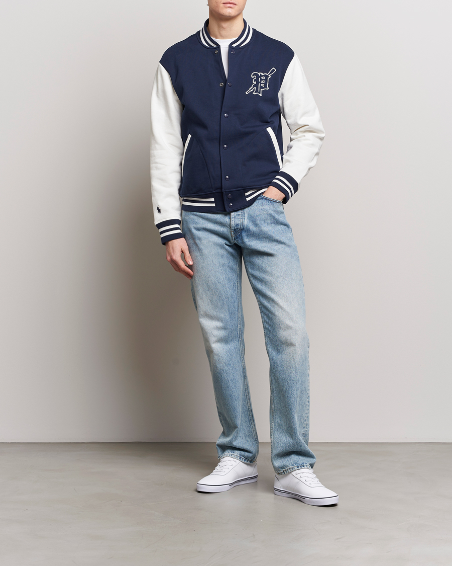 Herr | Jackor | Polo Ralph Lauren | Baseball Jacket Cruise Navy/Nevis