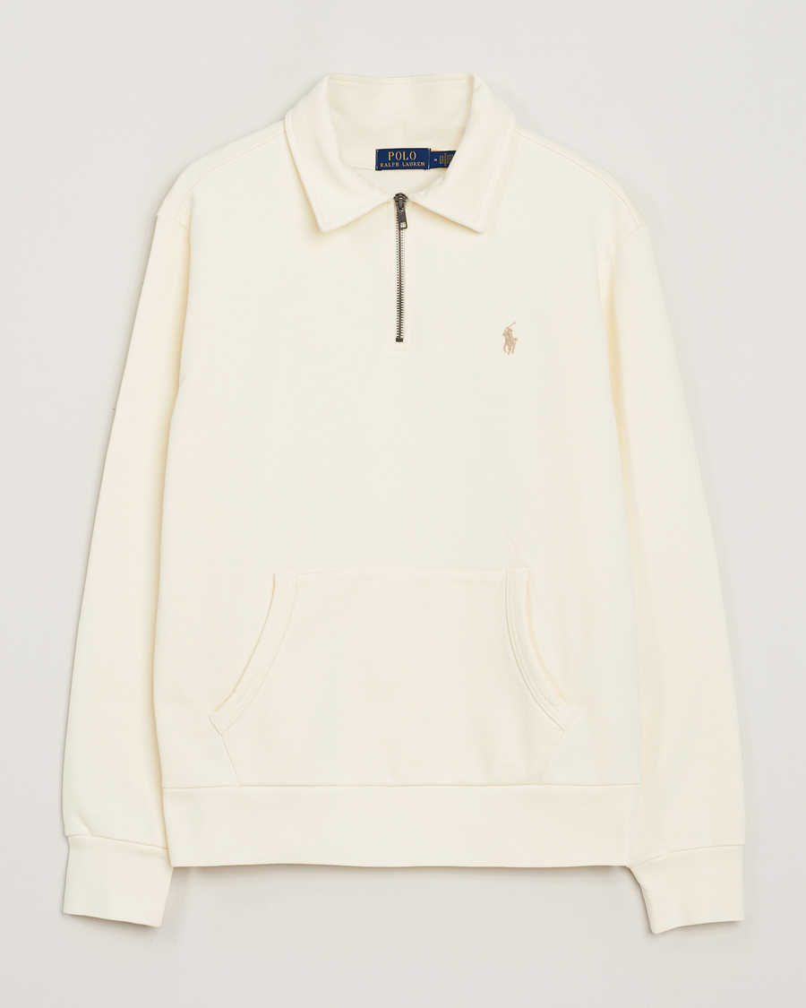Herr | Tröjor | Polo Ralph Lauren | Loopback Terry Hybrid Sweatshirt Clubhouse Cream