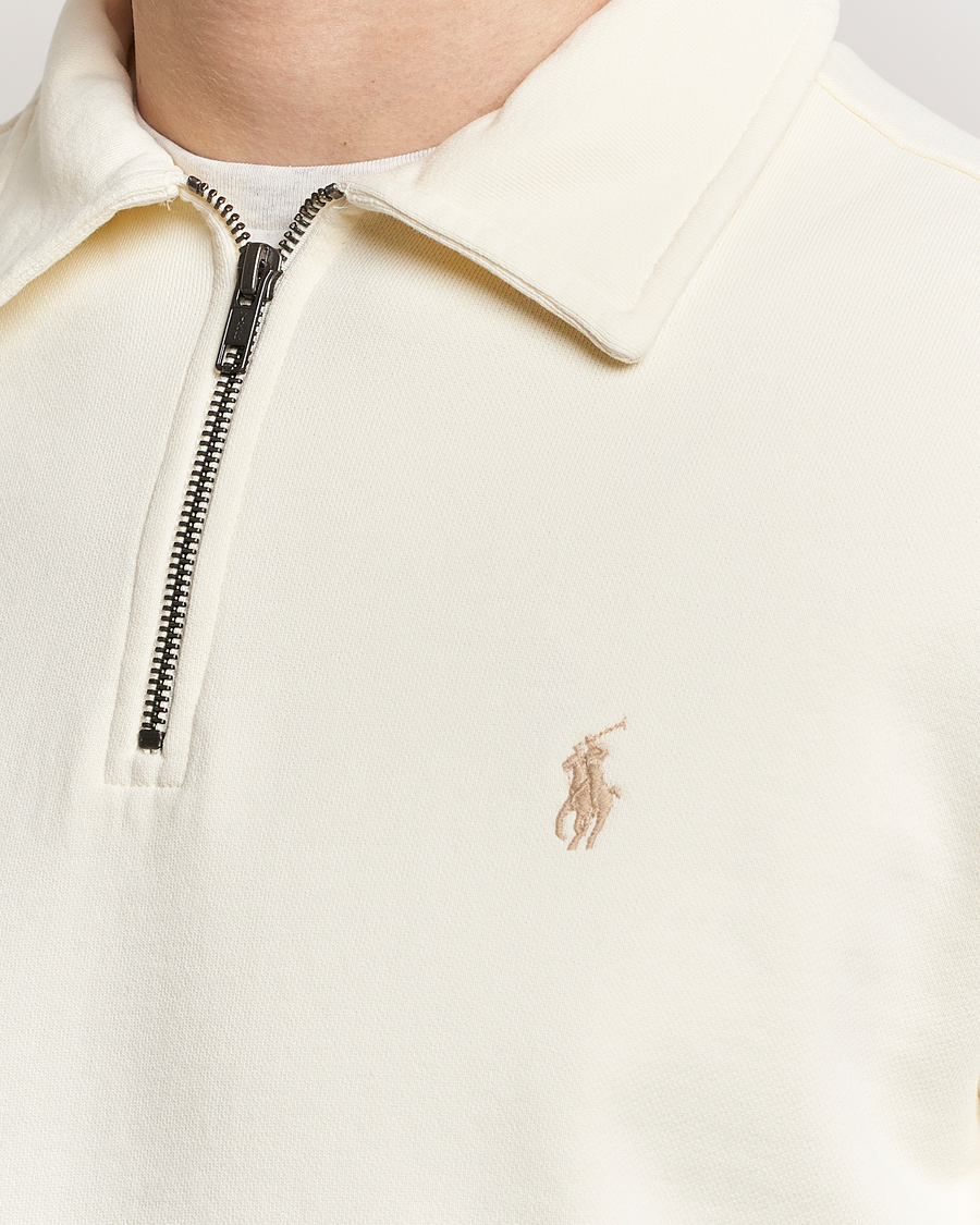 Herr | Tröjor | Polo Ralph Lauren | Loopback Terry Hybrid Sweatshirt Clubhouse Cream