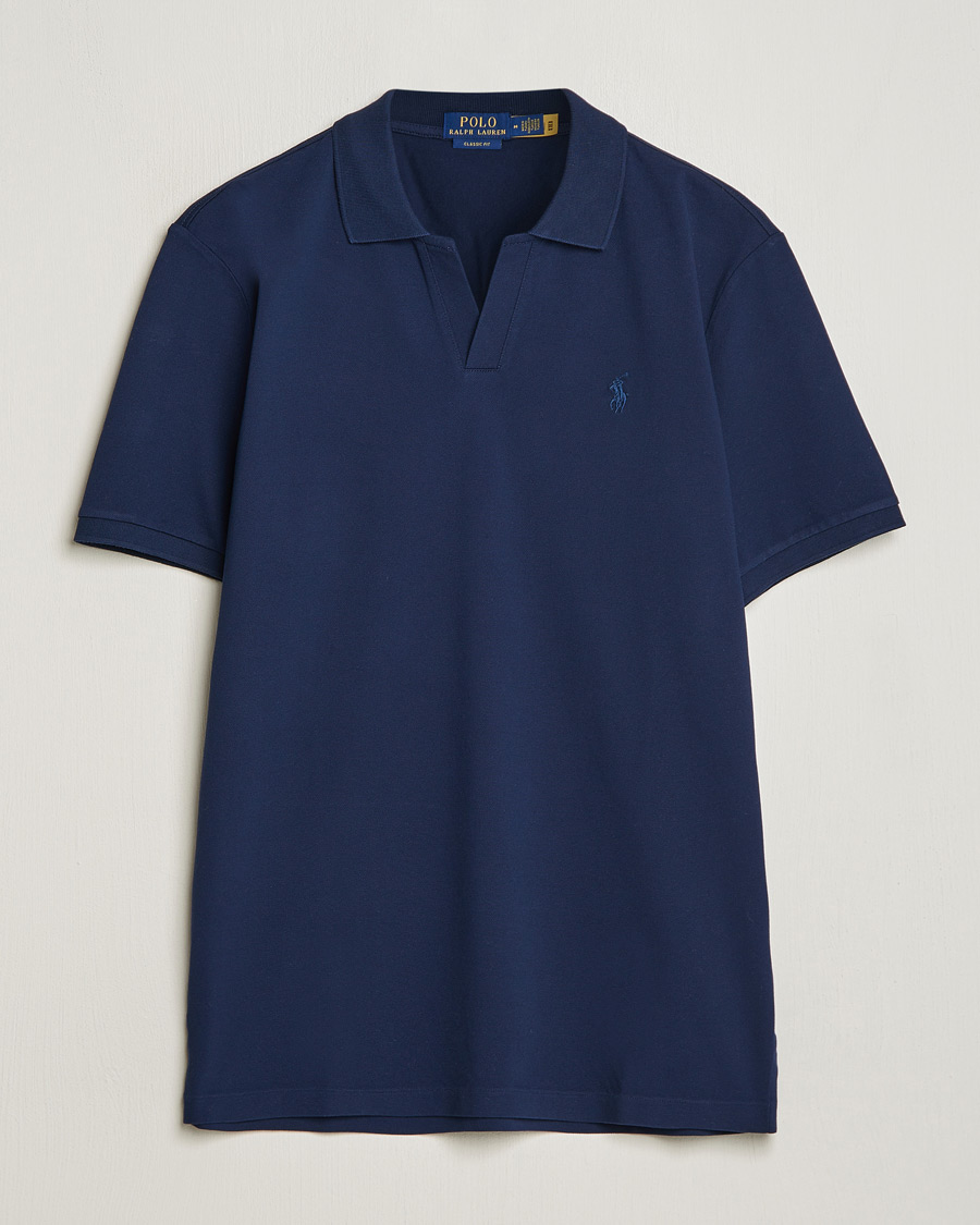 Herr | Pikéer | Polo Ralph Lauren | Classic Fit Open Collar Stretch Polo Refined Navy