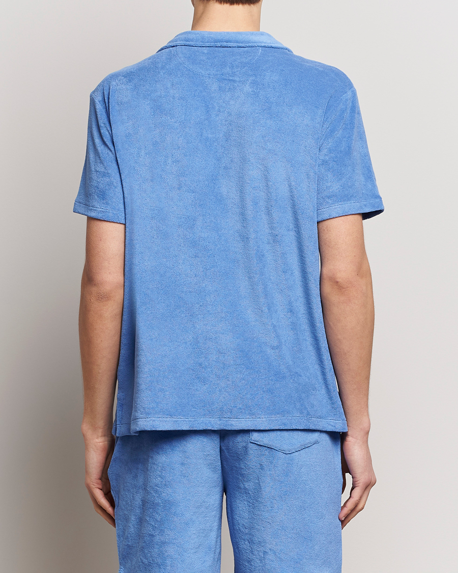 Herr | Pikéer | Polo Ralph Lauren | Cotton Terry Polo Harbor Island Blue