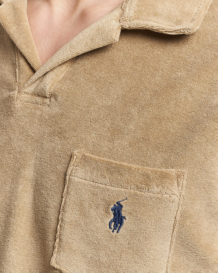 Herr | Pikéer | Polo Ralph Lauren | Cotton Terry Polo Coastal Beige