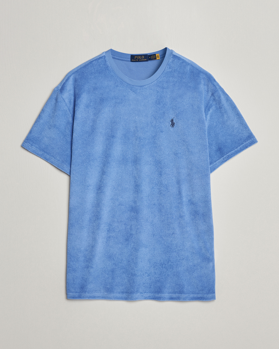 Herr | T-Shirts | Polo Ralph Lauren | Terry Cotton T-Shirt Harbor Island Blue