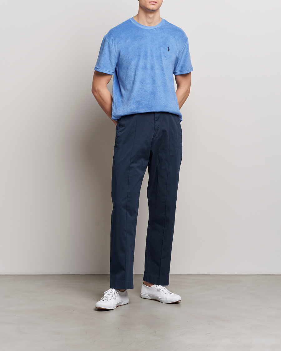 Herr | T-Shirts | Polo Ralph Lauren | Terry Cotton T-Shirt Harbor Island Blue