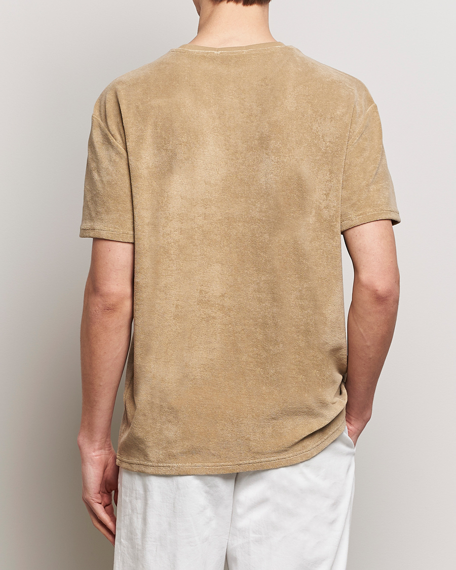 Herr | T-Shirts | Polo Ralph Lauren | Terry Cotton T-Shirt Coastal Beige