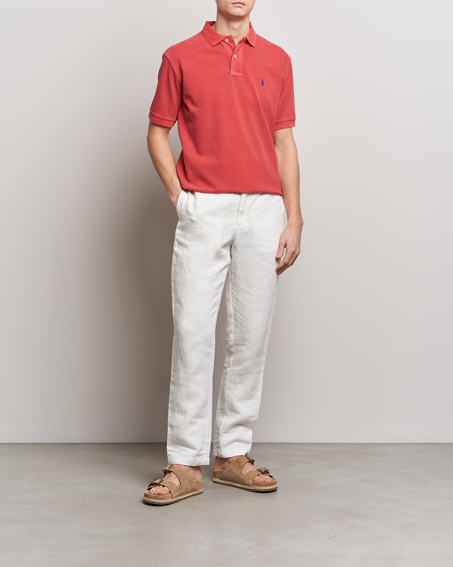 Herr | Pikéer | Polo Ralph Lauren | Heritage Mesh Polo Red