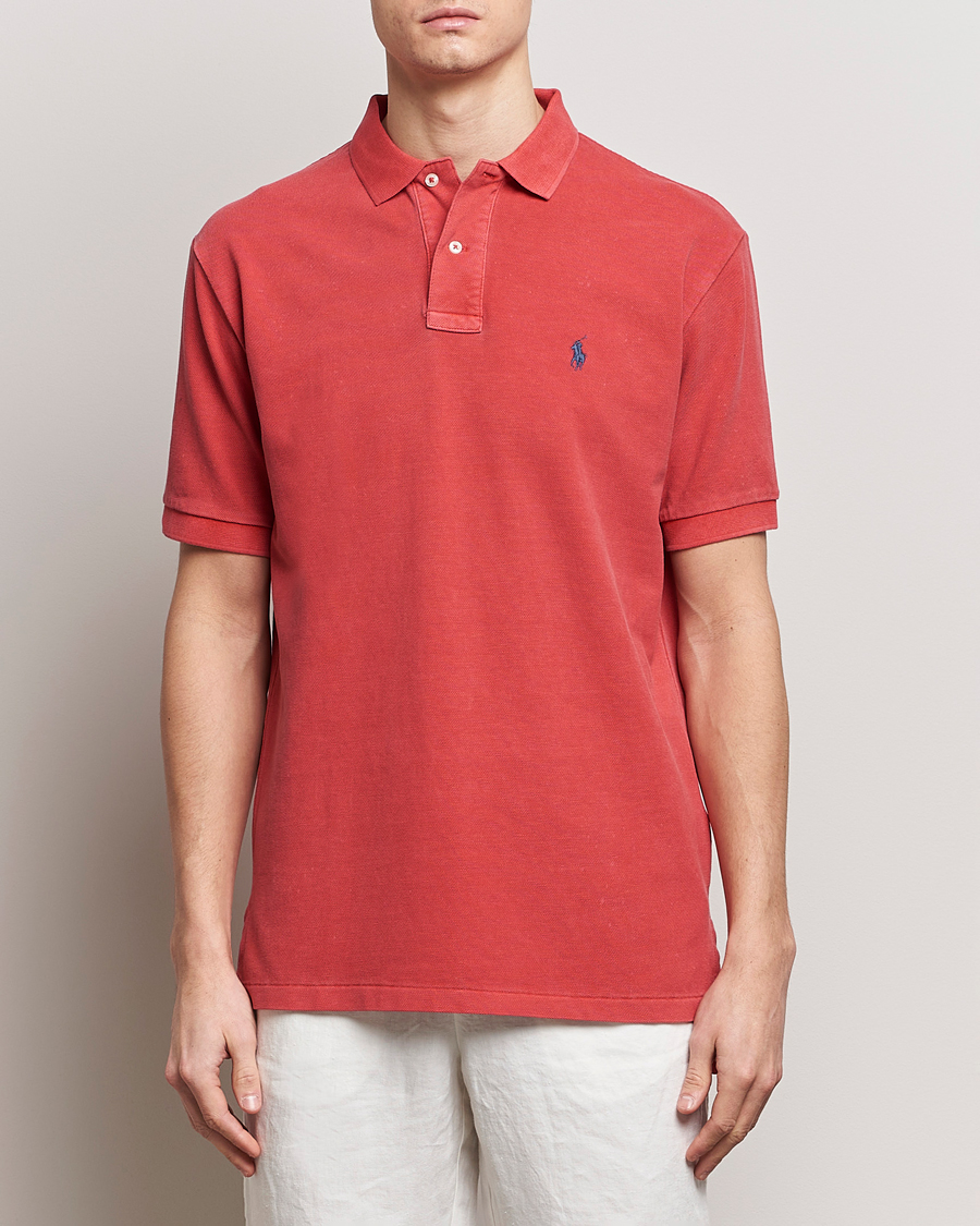 Herr | Kortärmade pikéer | Polo Ralph Lauren | Heritage Mesh Polo Red