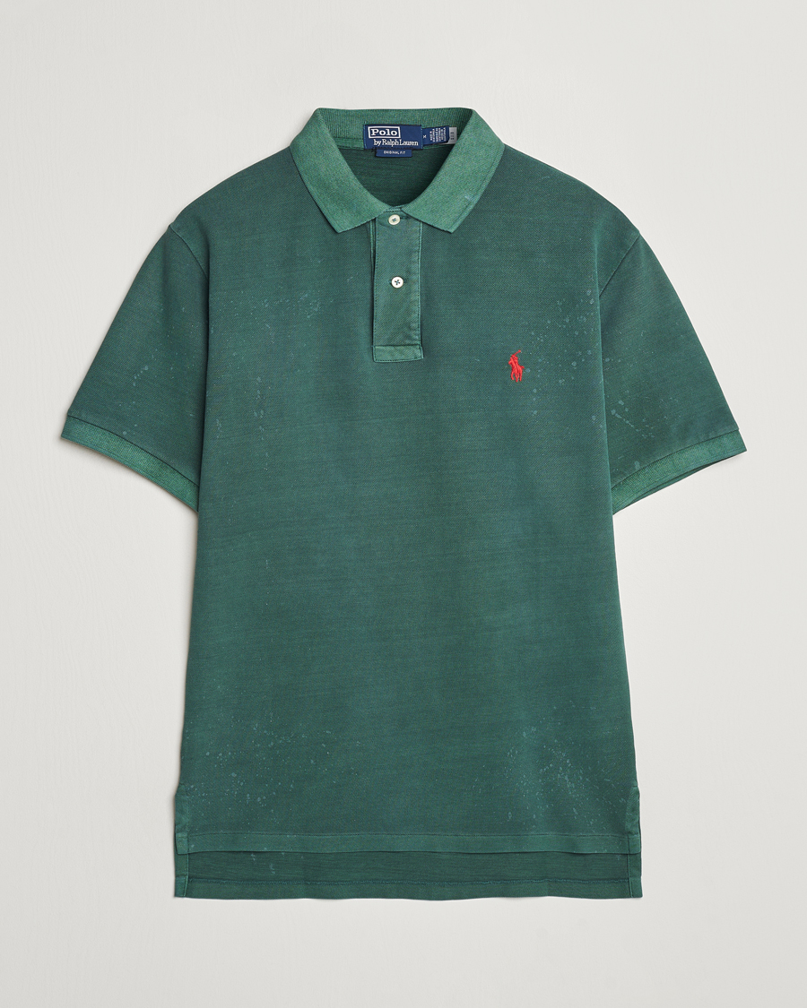 Herr | Pikéer | Polo Ralph Lauren | Heritage Mesh Polo Kelly Green