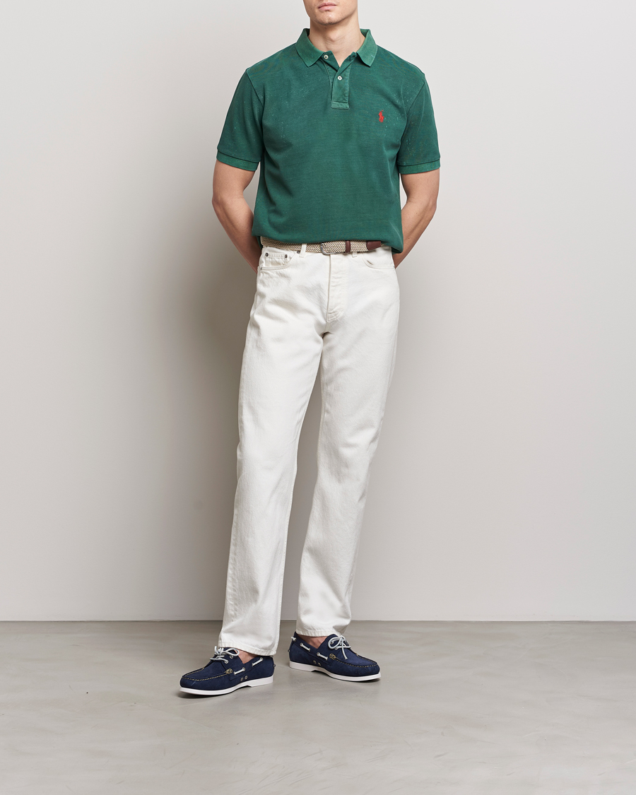 Herr | Pikéer | Polo Ralph Lauren | Heritage Mesh Polo Kelly Green