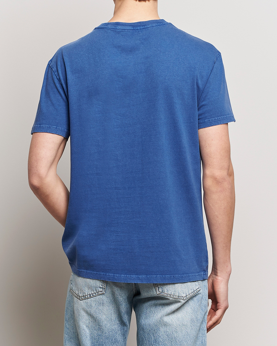 Herr | T-Shirts | Polo Ralph Lauren | Cotton Linen Crew Neck T-Shirt Beach Royal