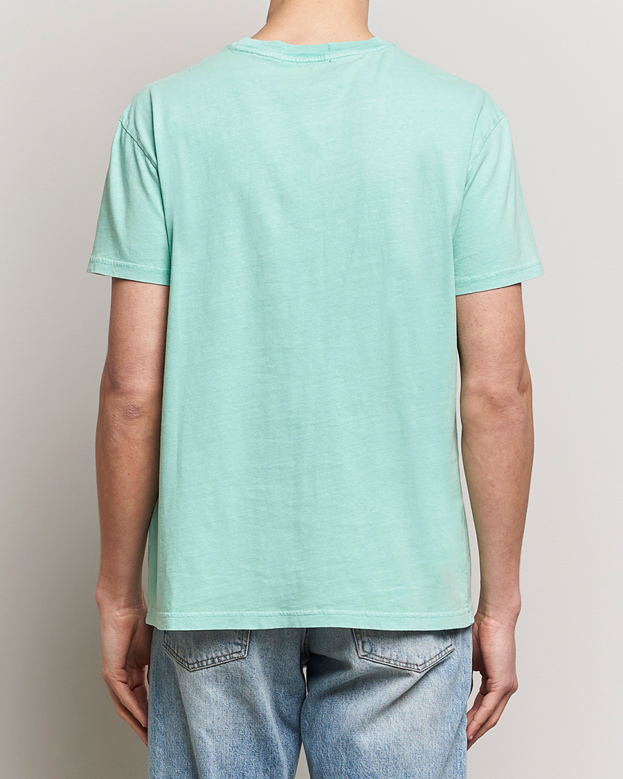 Herr | T-Shirts | Polo Ralph Lauren | Cotton Linen Crew Neck T-Shirt Celadon