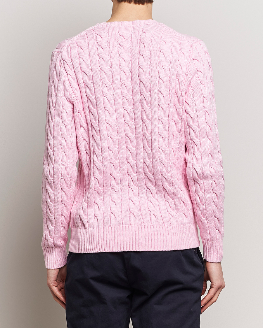 Herr | Tröjor | Polo Ralph Lauren | Cotton Cable Pullover Carmel Pink