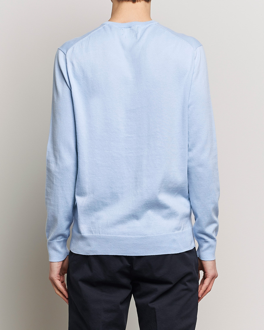 Herr | Tröjor | Polo Ralph Lauren | Cotton Crew Neck Sweater Blue Hyacinth