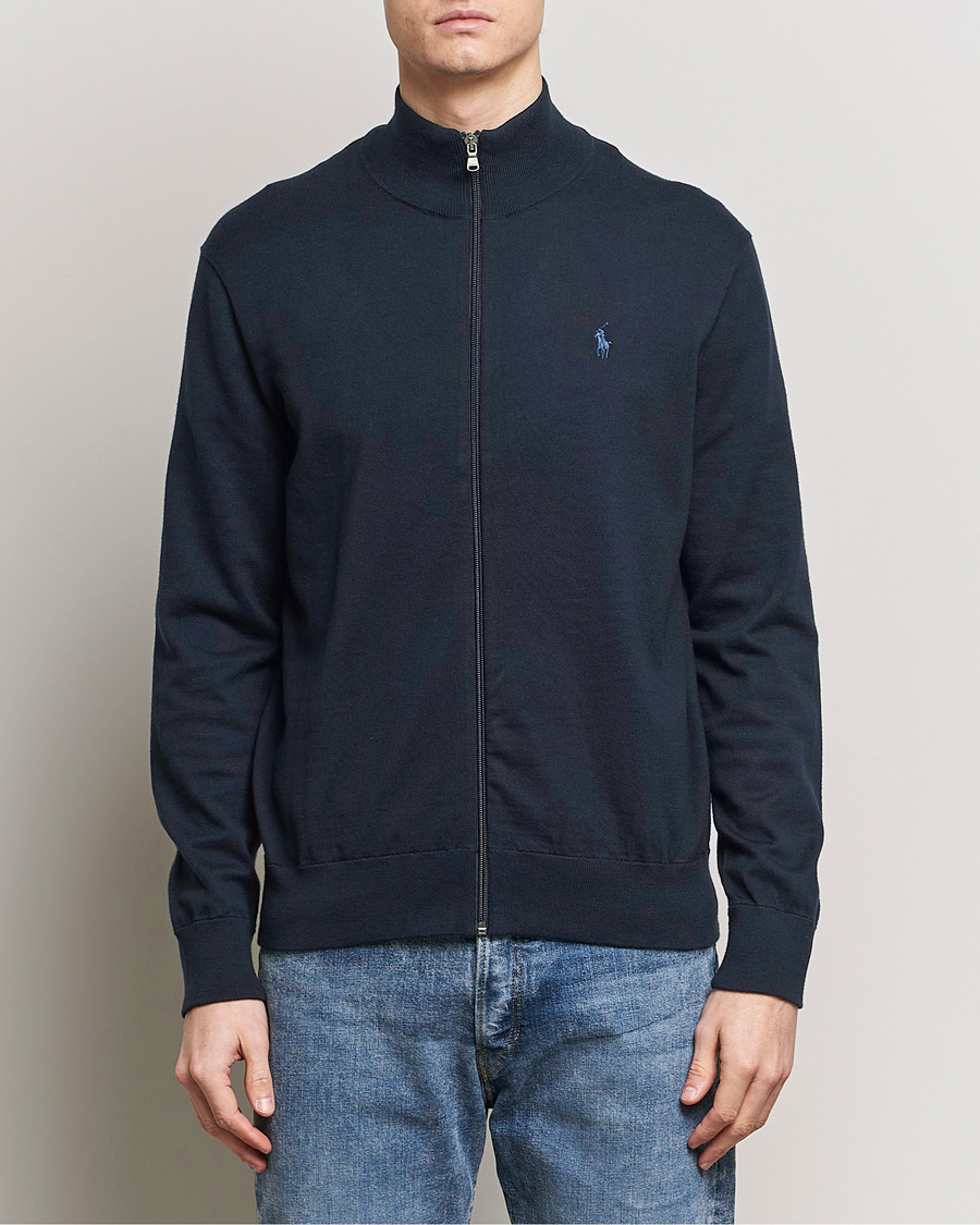 Herr | 20% rea | Polo Ralph Lauren | Cotton Full-Zip Hunter Navy