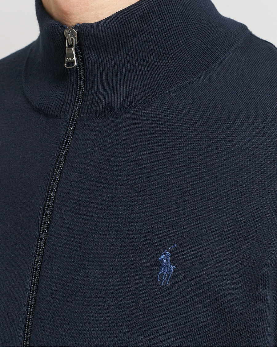Herr | Tröjor | Polo Ralph Lauren | Cotton Full-Zip Hunter Navy