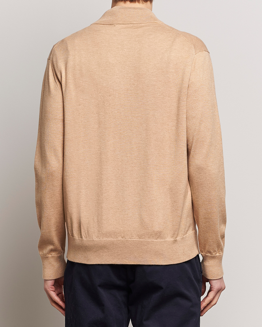 Herr | Tröjor | Polo Ralph Lauren | Cotton Full-Zip Camel Melange