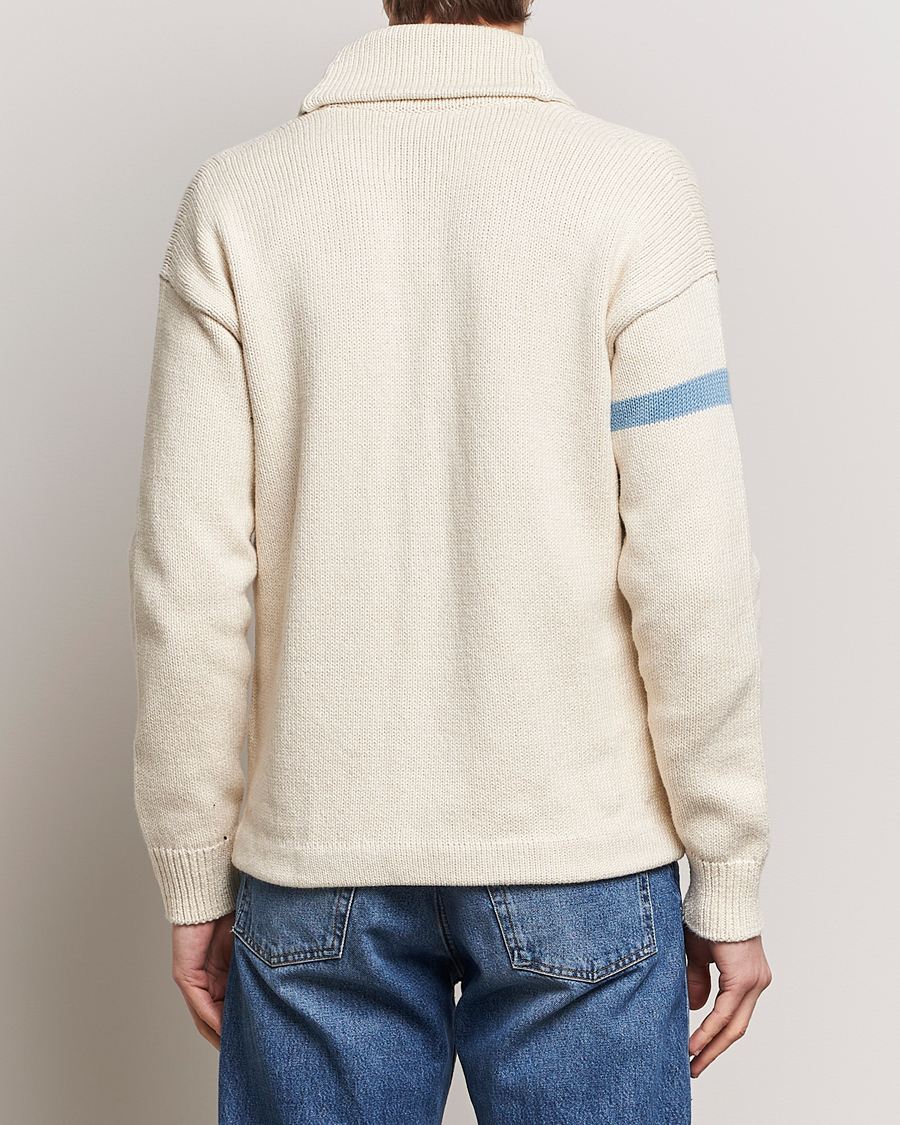 Herr | Tröjor | Polo Ralph Lauren | Cotton/Linen Shawl Collar Cardigan Andover Cream