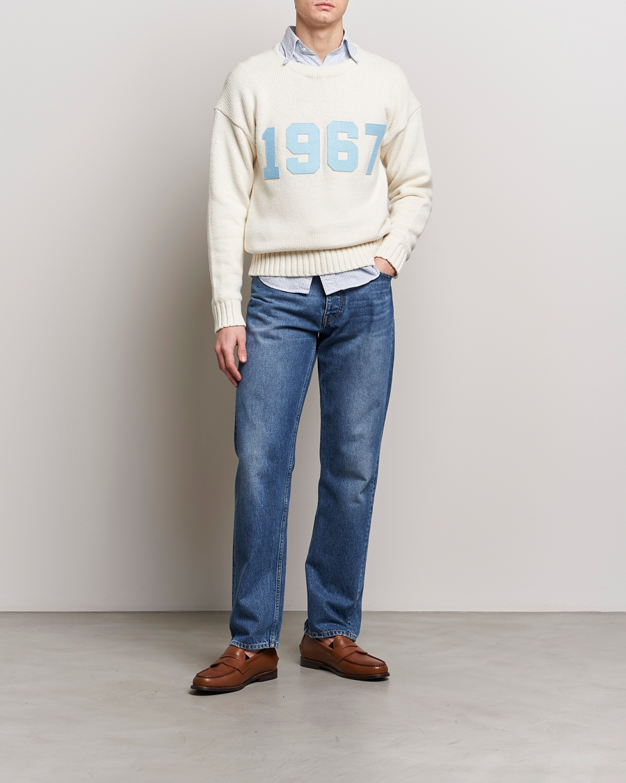 Herr | Tröjor | Polo Ralph Lauren | 1967 Knitted Sweater Full Cream