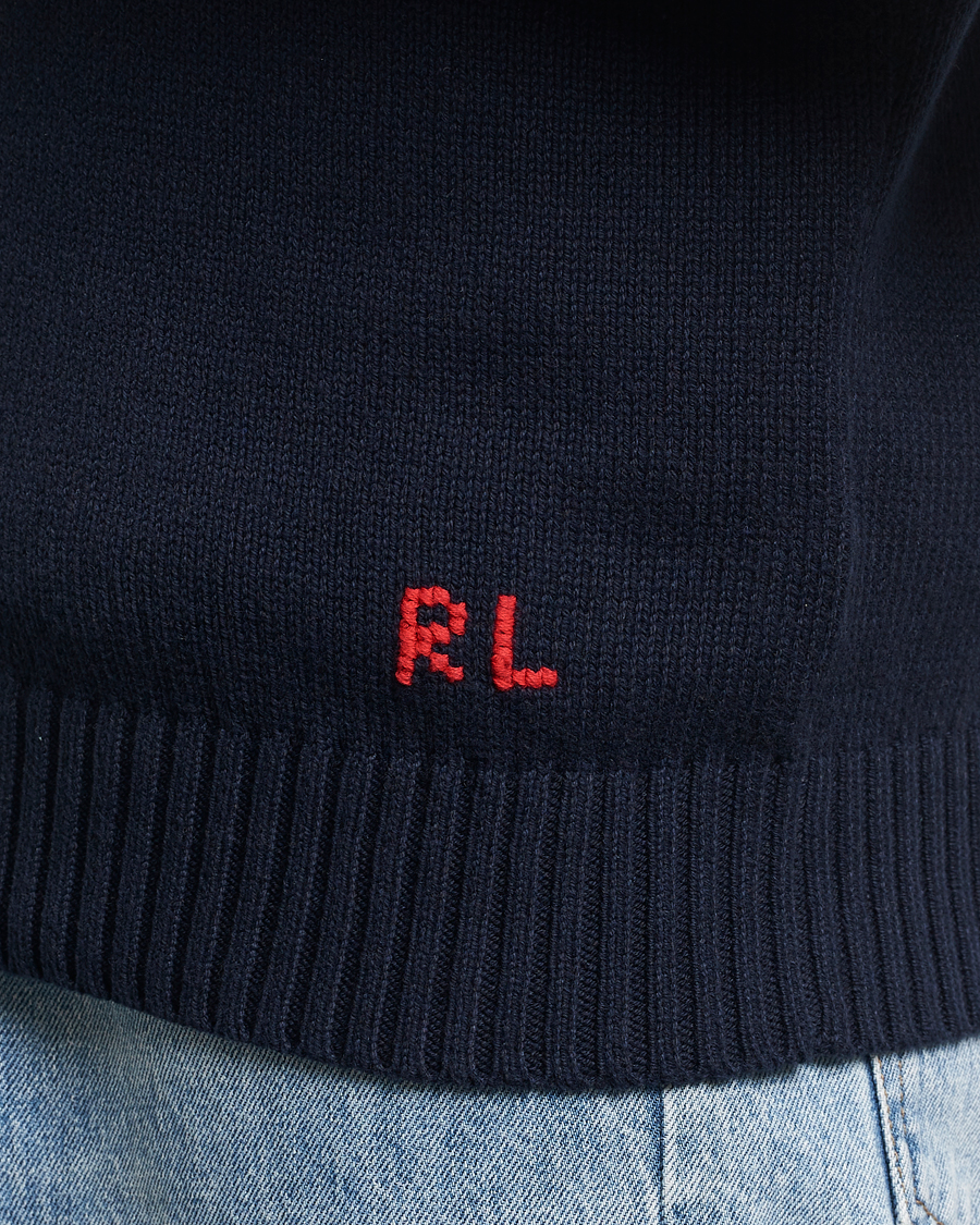 Herr | Tröjor | Polo Ralph Lauren | Knitted Bear Sweater Aviator Navy