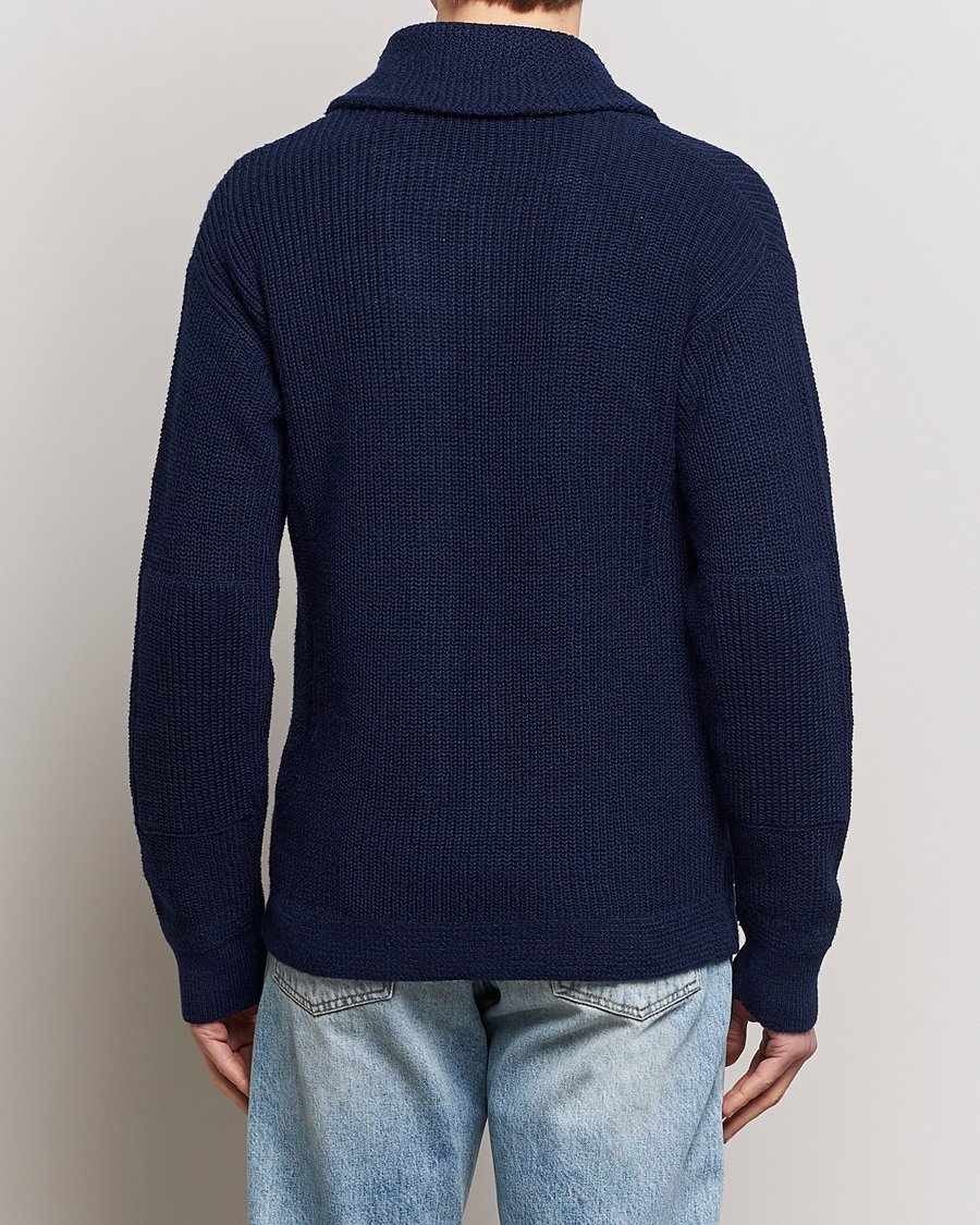Herr | Tröjor | Polo Ralph Lauren | Cotton/Linen Shawl Collar Cardigan Bright Navy