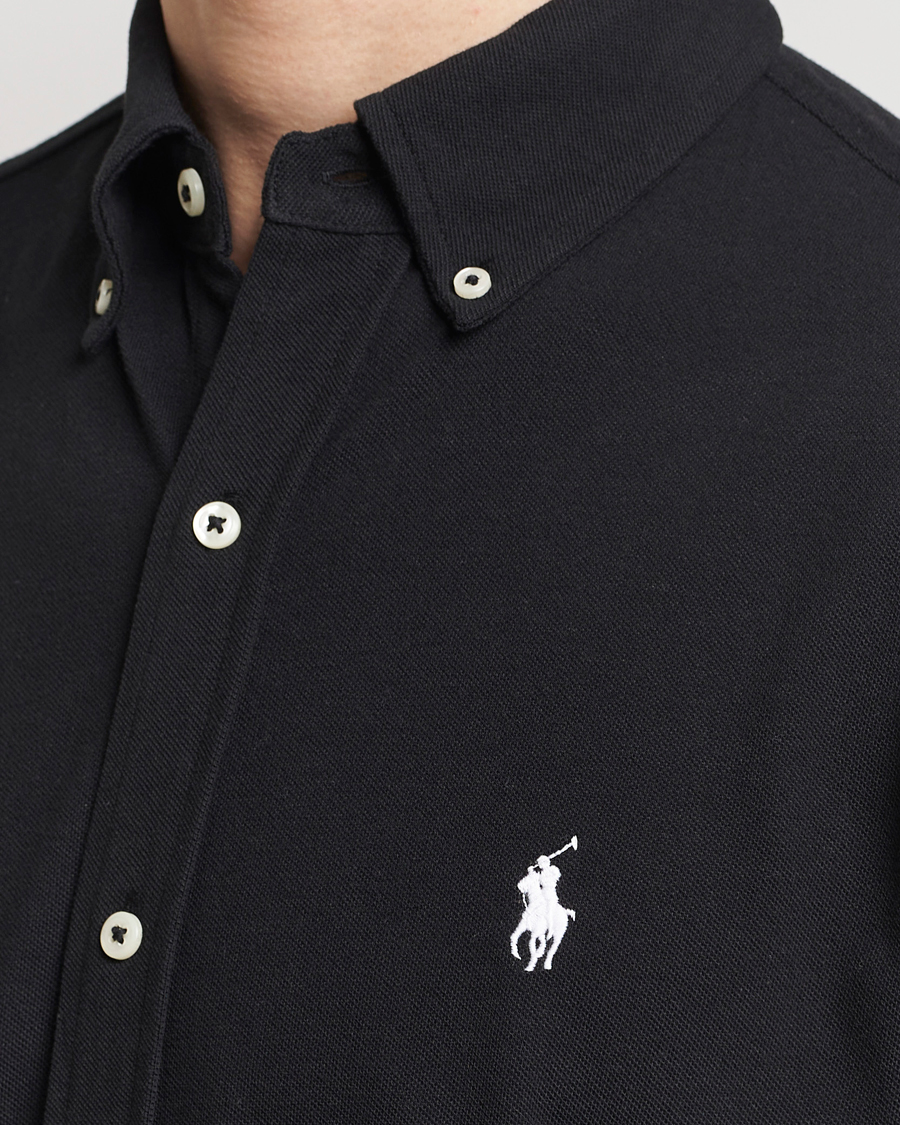 Herr | Skjortor | Polo Ralph Lauren | Featherweight Mesh Shirt Polo Black