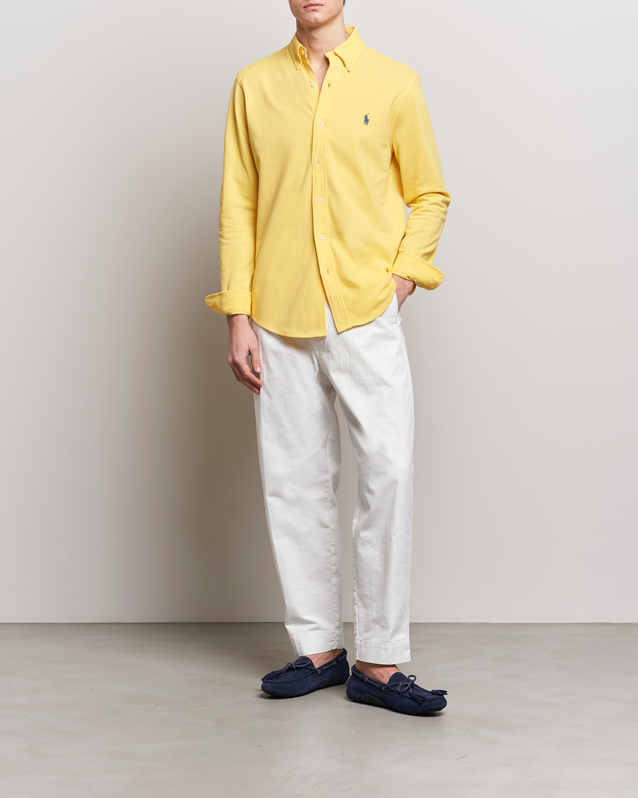 Herr | Skjortor | Polo Ralph Lauren | Featherweight Mesh Shirt Oasis Yellow