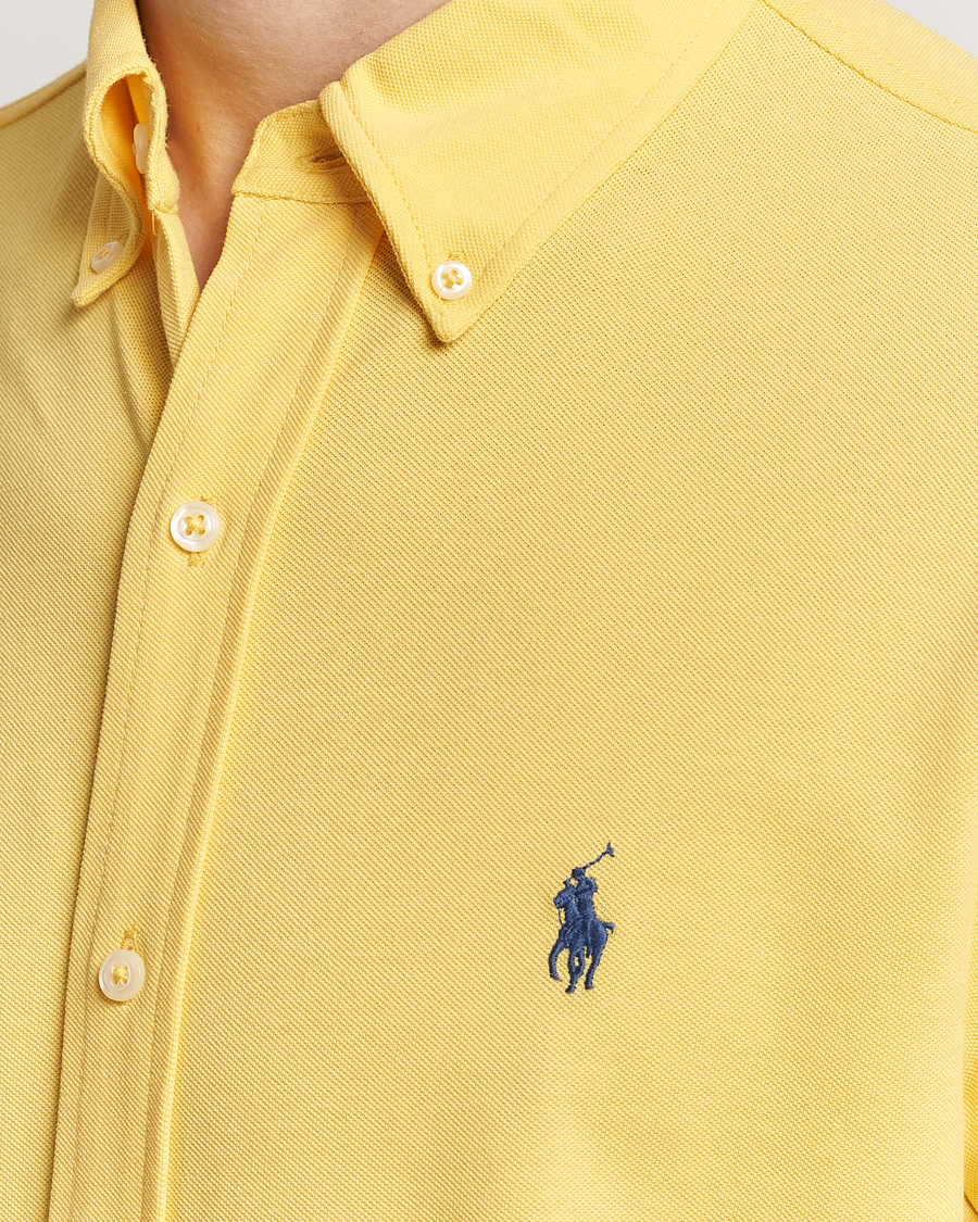 Herr | Skjortor | Polo Ralph Lauren | Featherweight Mesh Shirt Oasis Yellow
