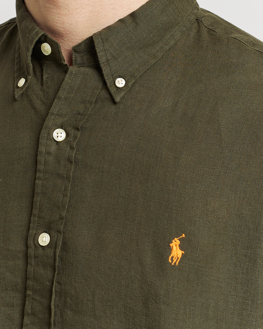 Herr | Skjortor | Polo Ralph Lauren | Custom Fit Linen Button Down Armadillo