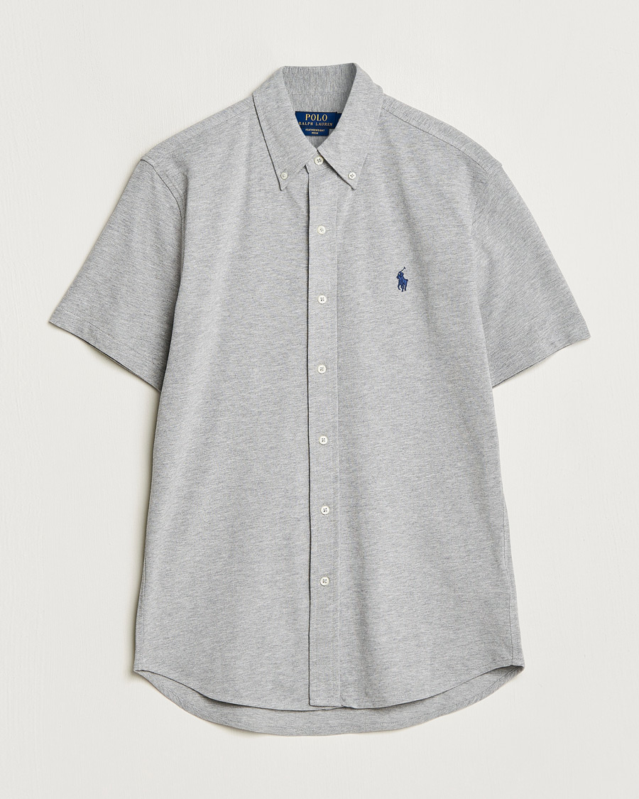 Herr | Skjortor | Polo Ralph Lauren | Featherweight Mesh Short Sleeve Shirt Andover Heather