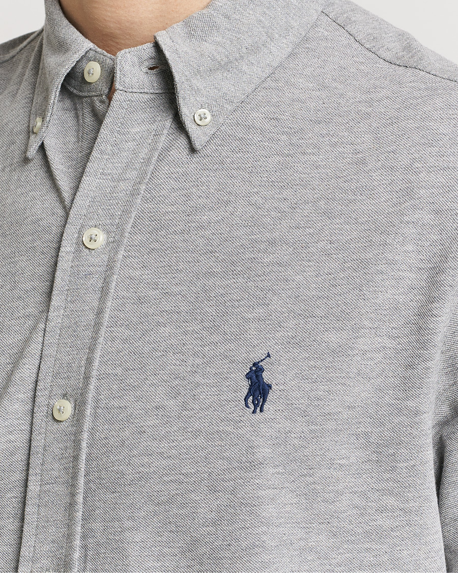 Herr | Skjortor | Polo Ralph Lauren | Featherweight Mesh Short Sleeve Shirt Andover Heather