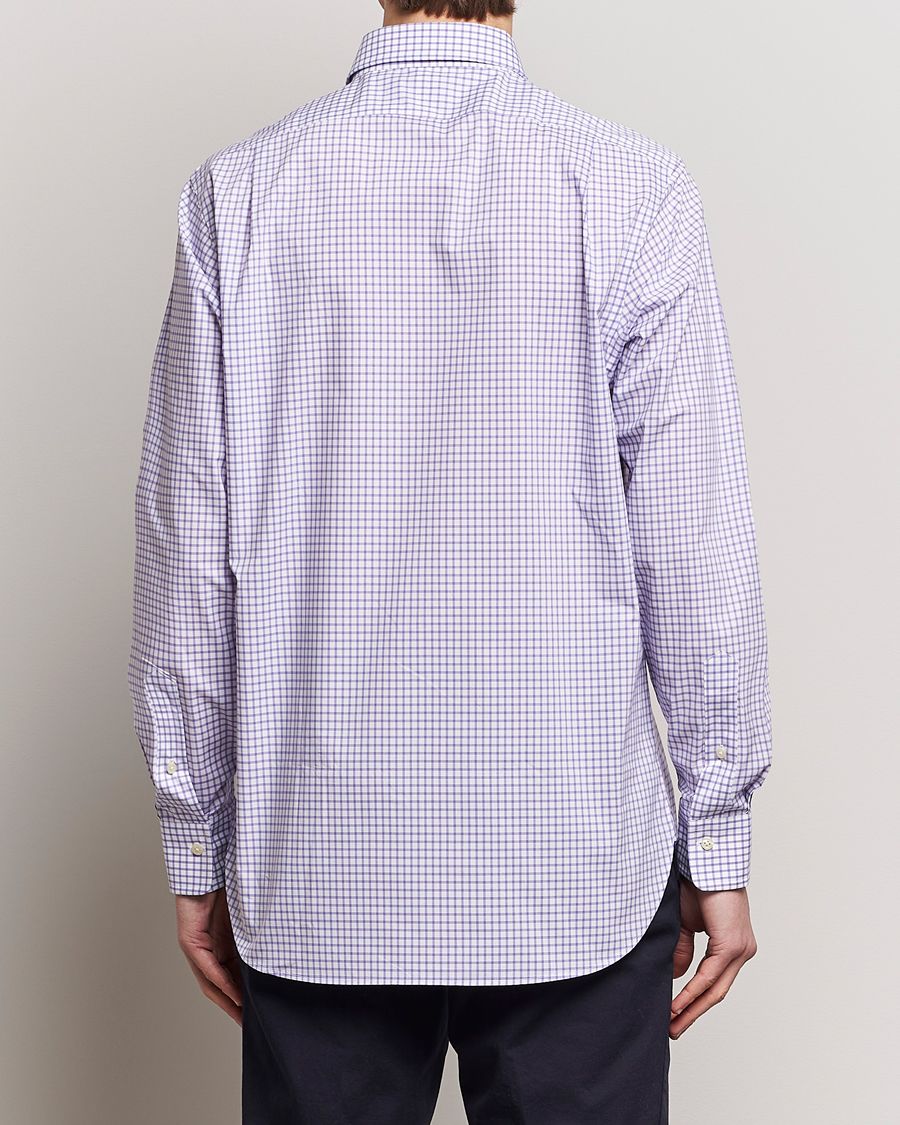 Herr | Skjortor | Polo Ralph Lauren | Custom Fit Poplin Shirt Purple/White