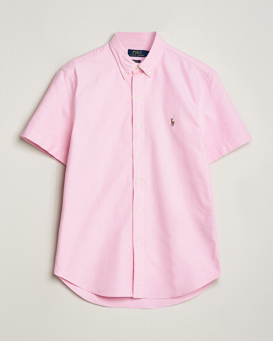 Herr | Skjortor | Polo Ralph Lauren | Slim Fit Oxford Short Sleeve Shirt New Rose