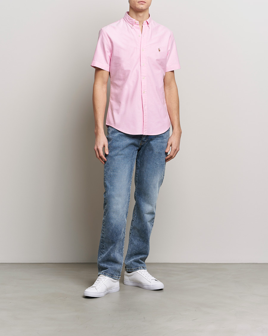 Herr | Skjortor | Polo Ralph Lauren | Slim Fit Oxford Short Sleeve Shirt New Rose