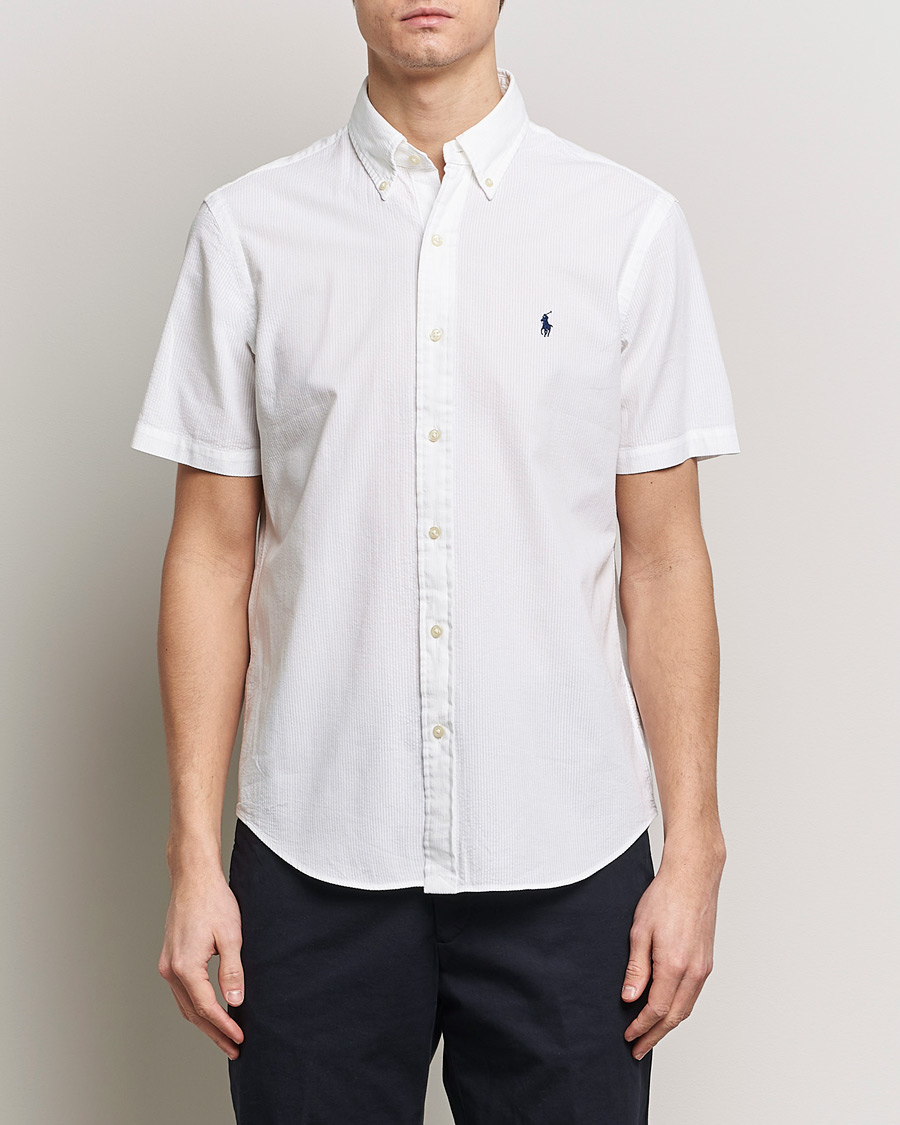 Herr |  | Polo Ralph Lauren | Seersucker Short Sleeve Shirt White