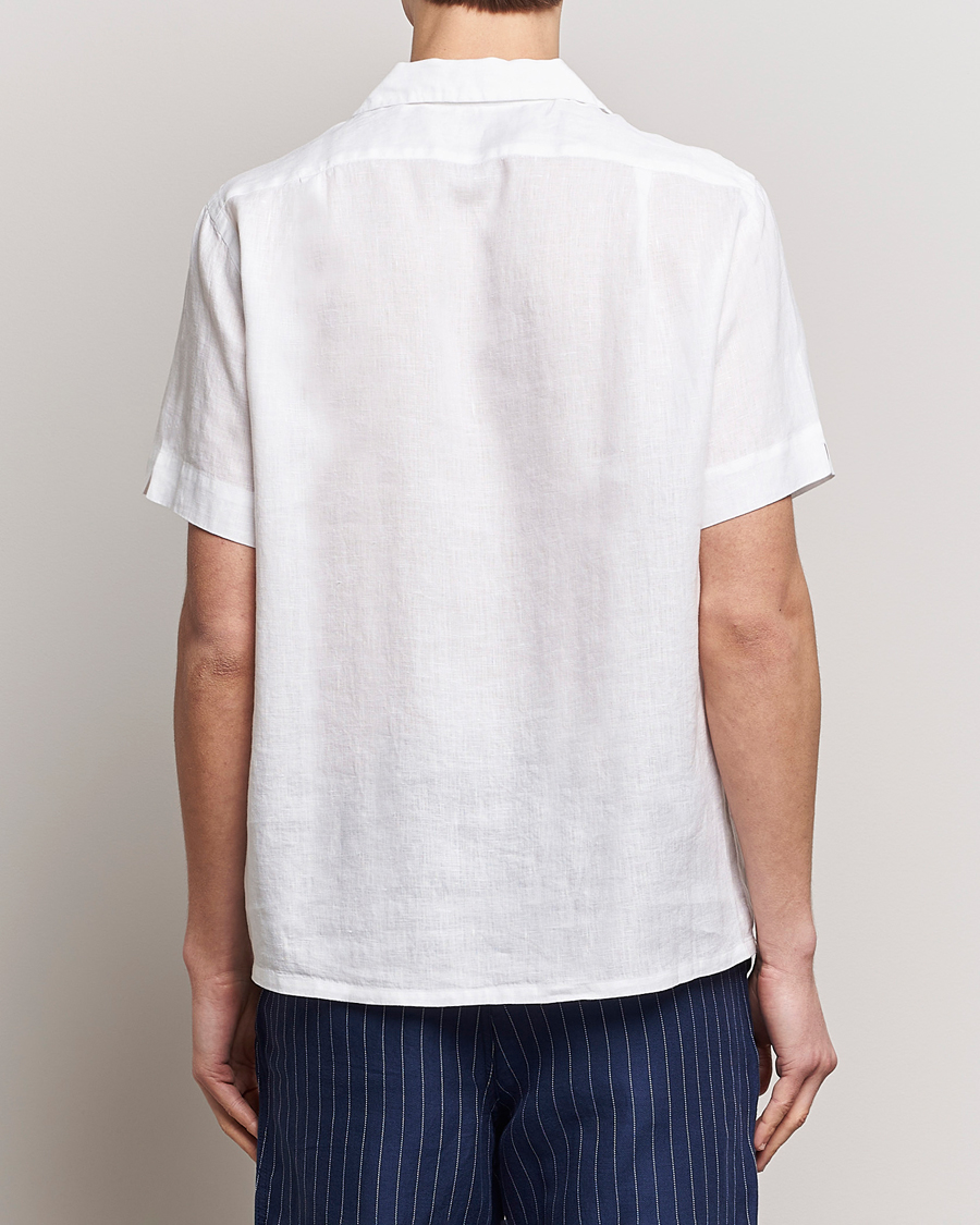 Herr | Skjortor | Polo Ralph Lauren | Linen Pocket Short Sleeve Shirt White