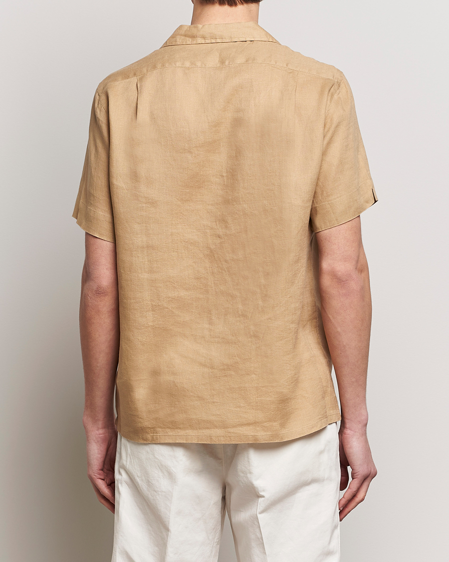 Herr | Skjortor | Polo Ralph Lauren | Linen Pocket Short Sleeve Shirt Vintage Khaki