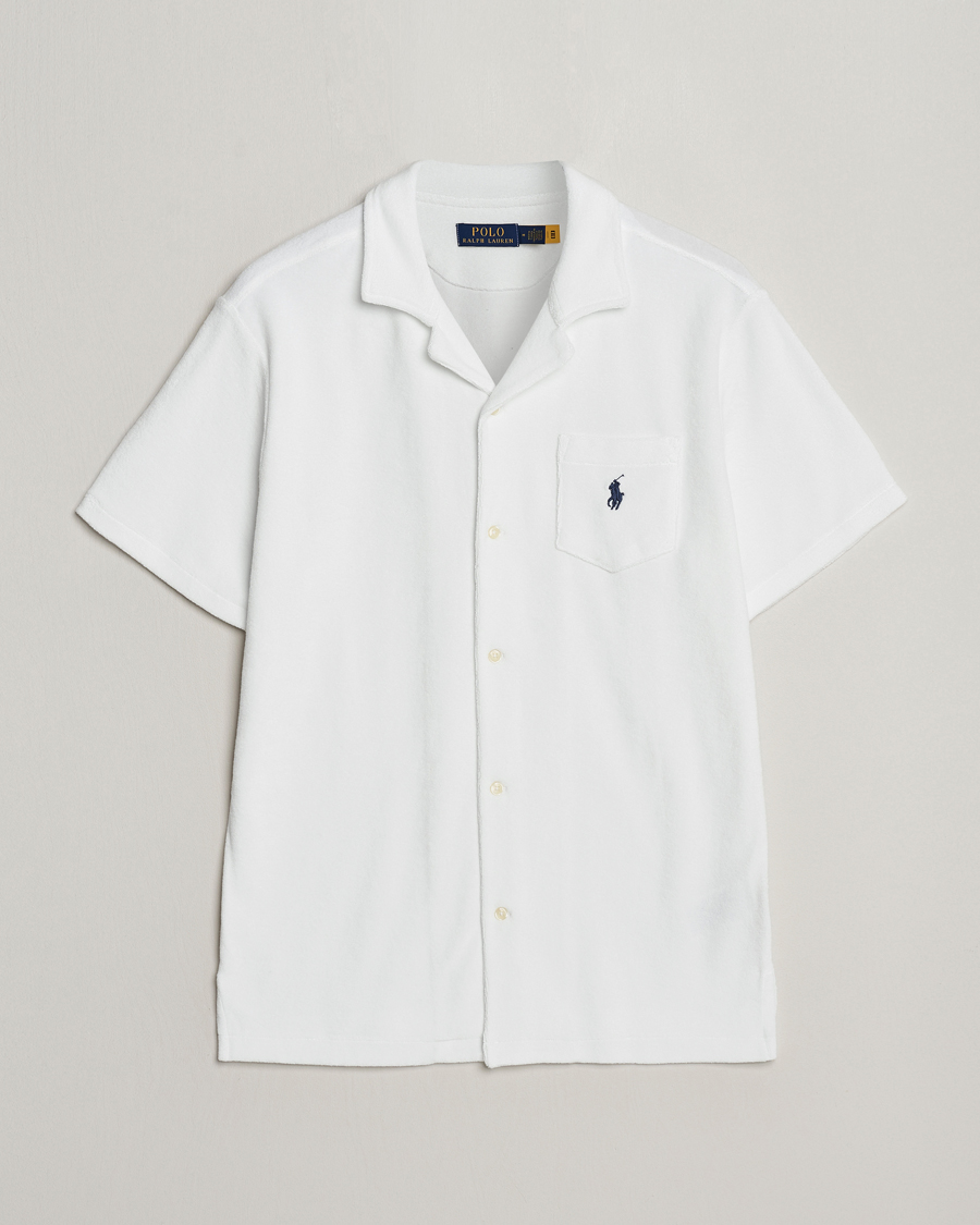 Herr | Skjortor | Polo Ralph Lauren | Cotton Terry Short Sleeve White