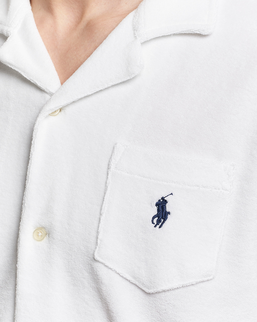 Herr | Skjortor | Polo Ralph Lauren | Cotton Terry Short Sleeve White