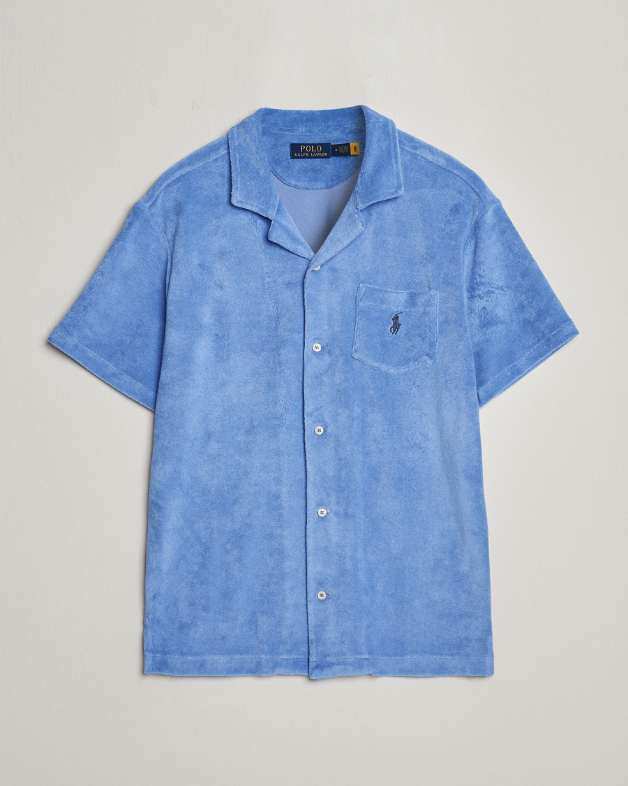 Herr | Skjortor | Polo Ralph Lauren | Cotton Terry Short Sleeve Harbour Island Blue