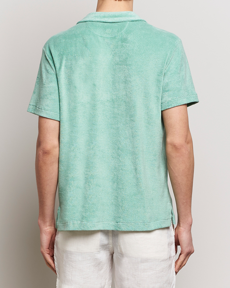 Herr | Skjortor | Polo Ralph Lauren | Cotton Terry Short Sleeve Shirt Celadon