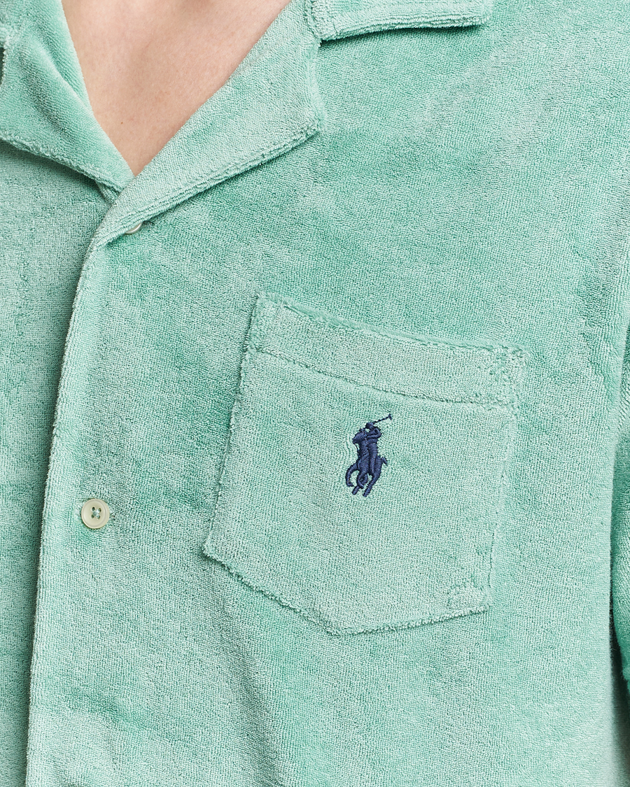 Herr | Skjortor | Polo Ralph Lauren | Cotton Terry Short Sleeve Shirt Celadon