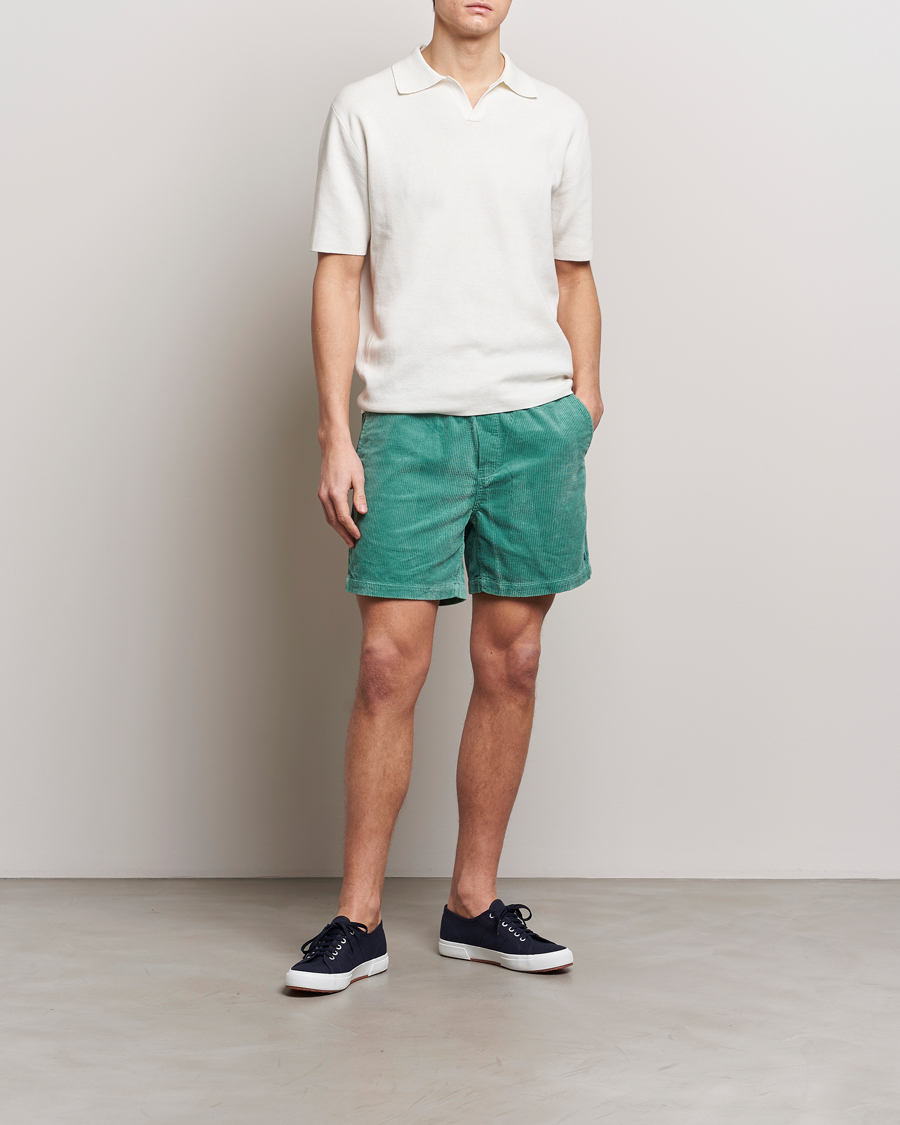 Herr | Shorts | Polo Ralph Lauren | Prepster Corduroy Drawstring Shorts Seafoam Green